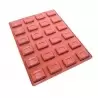 Mae 012709-40X30 SILMAE Professional Silicone Pastry Mold - Mini Petit Beurre - 52x42x12 mm - 24 cavity - 22ml SILMAE Flexibl...