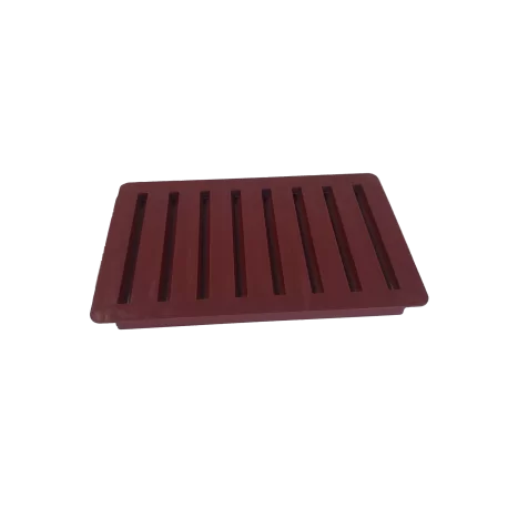 Mae 010010 SILMAE Professional Silicone Pastry Mold - Finger Insert - 140x10x10 mm - 8 cavity - 13 ml SILMAE Flexible Molds