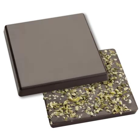 Hans Brunner HB-9141-PC Thermoformed Polycarbonate Chocolate Tablet Mold - Square - 945 x 945 x 10 mm, - 100 gr - 2 cavities ...