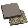 Hans Brunner HB-9141-PC Thermoformed Polycarbonate Chocolate Tablet Mold - Square - 945 x 945 x 10 mm, - 100 gr - 2 cavities ...