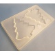 Hans Brunner HB-9113-PC Thermoformed Polycarbonate Chocolate Tablet Mold - Christmas Tree - 146 x 120 x 10 mm - 100 grs - 2 c...