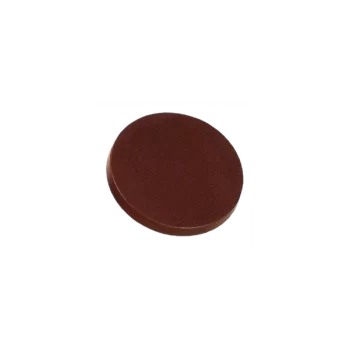 Hans Brunner HB-0985-S Thermoformed Polycarbonate Chocolate Mendiant Mold - Round Flat Disc - 55 x 55 x 6 mm - 16.5 gr - 12 c...
