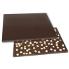 Thermoformed Polycarbonate Chocolate Giant Tablet Mold - Chocolate Brittle - 315 x 250 x 11 mm - 1000g - 1 cavity -