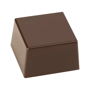 Hans Brunner HB-9145-S Professional Polycarbonate Chocolate Tablet Mold - Cube - 25 x 25 x 15 mm - 10 gr - 28 cavities - 275 ...