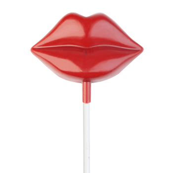 Hans Brunner HB-9075-PC Thermoformed Polycarbonate Chocolate Tablet Mold - Lolly Kiss -57 x 35 mm - 15 grs - 4 cavities - 275...