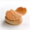Mae 013841 SILMAE Professional Silicone Pastry Mold - Almond - 69x70x22 mm - 12 cavity - 63ml SILMAE Flexible Molds