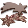 Hans Brunner HB-9122-PC Thermoformed Polycarbonate Chocolate Tablet Mold - Star of Bethlehem - 168.6 x 102.6 x 10mm - 100gr -...
