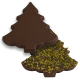 Hans Brunner HB-9113-PC Thermoformed Polycarbonate Chocolate Tablet Mold - Christmas Tree - 146 x 120 x 10 mm - 100 grs - 2 c...