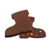 Hans Brunner HB-9156-PC Thermoformed Polycarbonate Chocolate Tablet Mold - Boot - 116 x 113 x 10 mm - 100 gr - 2 cavities - 7...
