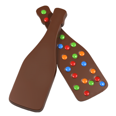 Hans Brunner HB-9181-PC Thermoformed Polycarbonate Chocolate Tablet Mold -Flat Champagne Bottle - 199x64x10 mm - 100gr - 2 ca...