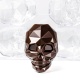Martellato MA3018 Professional Polycarbonate Amleto Diamond Skull Halloween Chocolate Mold - 96mm x 75mm x h 100mm - 4 cavity...