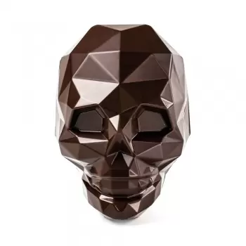 Martellato MA3018 Professional Polycarbonate Amleto Diamond Skull Halloween Chocolate Mold - 96mm x 75mm x h 100mm - 4 cavity...