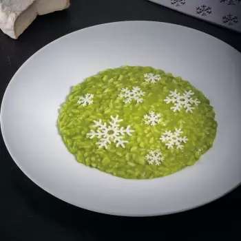 Pavoni Italia Snowflake Decoration Silicone Mold by Paolo Griffa - 24 cavities in different sizes