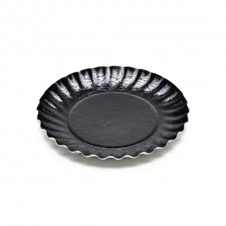 Black Round laminated Swirled Monoportion Board - 9.7cm - 3 1/8'' - 100pcs