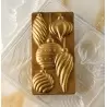 Pavoni Polycarbonate Christmas Xmas Spirit Chocolate Bar Mold by Fabrizio Fiorani - 154 x 77 x h 15mm - 3 cavity - 100gr
