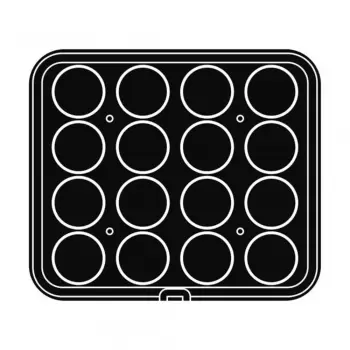 Pavoni PLATES 56 PAVONI Cookmatic PIASTRA-56 Round Plates - 16 Cavities - Plates Only Other Machines