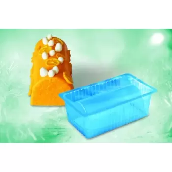 Small Plastic Traditional Buche de Noel Yule Log mold - 157mm x 85mm x 70mm - 800ml - Pack of 5