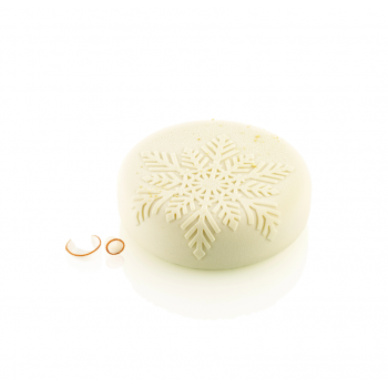 Silikomart 30.464.87.0065 Silikomart Professional Snow 1100 Entremet Mold - Ø 170mm x h 53mm - 1100ml Silikomart Silicone Molds
