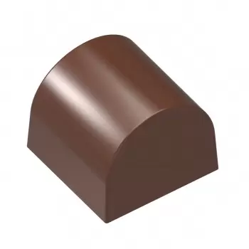 Chocolate World CW12111 Polycarbonate Barrel Praline Chocolate Mold by Lana Orlova Bauer - 25mm x 25mm x h 20mm - 24 cavity -...