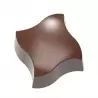 Polycarbonate Dancing Square Chocolate Praline Mold - 27mm x 27mm x h 18.5mm - 24 cavity - 12.6gr