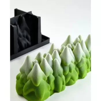 Pavoni Entremet Christmas Tree Yule Log Cake Mold - SNOW TREE - 250mm x 90mm x h 95mm - 1100ml