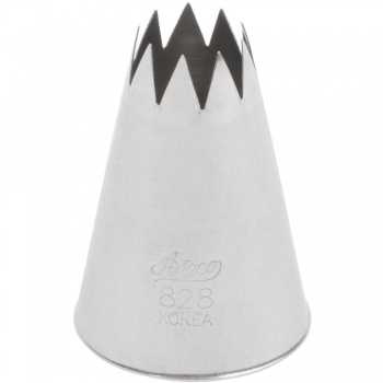 Ateco 828 Ateco 828 - Open Star Pastry Tip .63'' Opening Diameter- Stainless Steel Open Star Pastry Tips