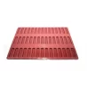 Mae 011955 SILMAE Professional Silicone Pastry Mold - Madeleines - 93mm x 25mm x 12mm - 45 cavity - 20ml SILMAE Flexible Molds