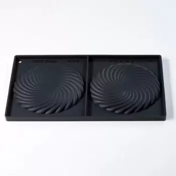 Pavoni Silicone Top Decoration Molds for Monoportions -TWIRL by Emmanuele Forcone - Ø mm 140mm × h 10mm - 2 cavity - 120ml