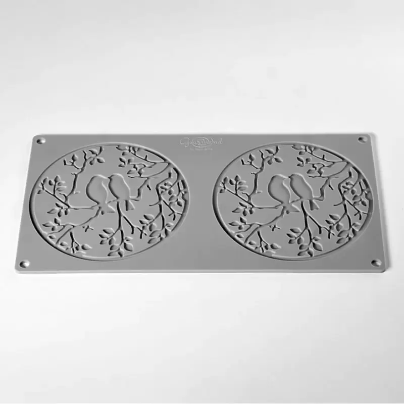 Pavoni Italia Me & You Decoration Silicone Mold by Paolo Griffa - Ø mm x 140mm x h 2mm - 2 cavity