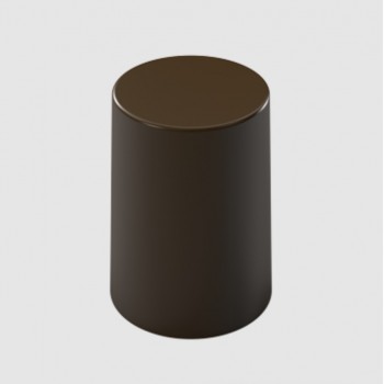 Polycarbonate Long Thimble Praline Cylinder Tube Chocolate Cup Mold - Ø 18mm x 25mm - 7gr - 6x6 Cavity