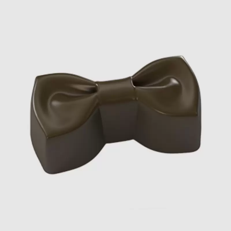 Polycarbonate Bow Tie Chocolate Molds - 50mm x 25mm x 18mm - 16gr - 3x8 cavity