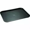 Black Rectangular Polypropylene Serving Tray - 35cm x 27cm x 2cm