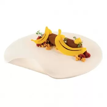 Silikomart Naturae Banana Decoration Silicone Mold - 470mm x 270mm - 31 cavity - 2 size cavities