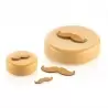 Silikomart Entremet Mustache Chablon Mat - 2 cavity sizes 39mm x 12mm and 70mm x 21mm - 43 cavities