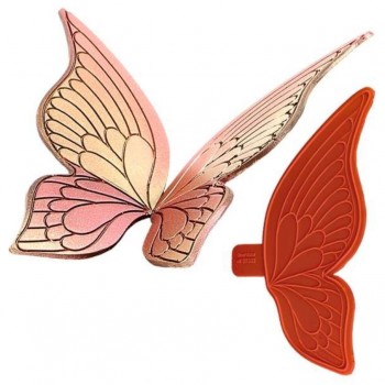Large Butterfly Wing Silicone Decoration Stamp - 2 piece mold - 150mm x 140mm