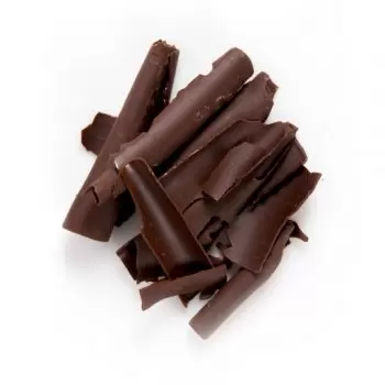 Belgian Chocolate Shavings Spool Dark (Curled) - 5.5Lbs