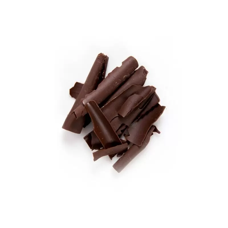 Belgian Chocolate Shavings Spool Dark (Curled) - 5.5Lbs
