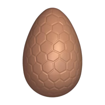 Polycarbonate Honeycomb Chocolate Egg Mold - 90mm x 60mm - 4 cavity
