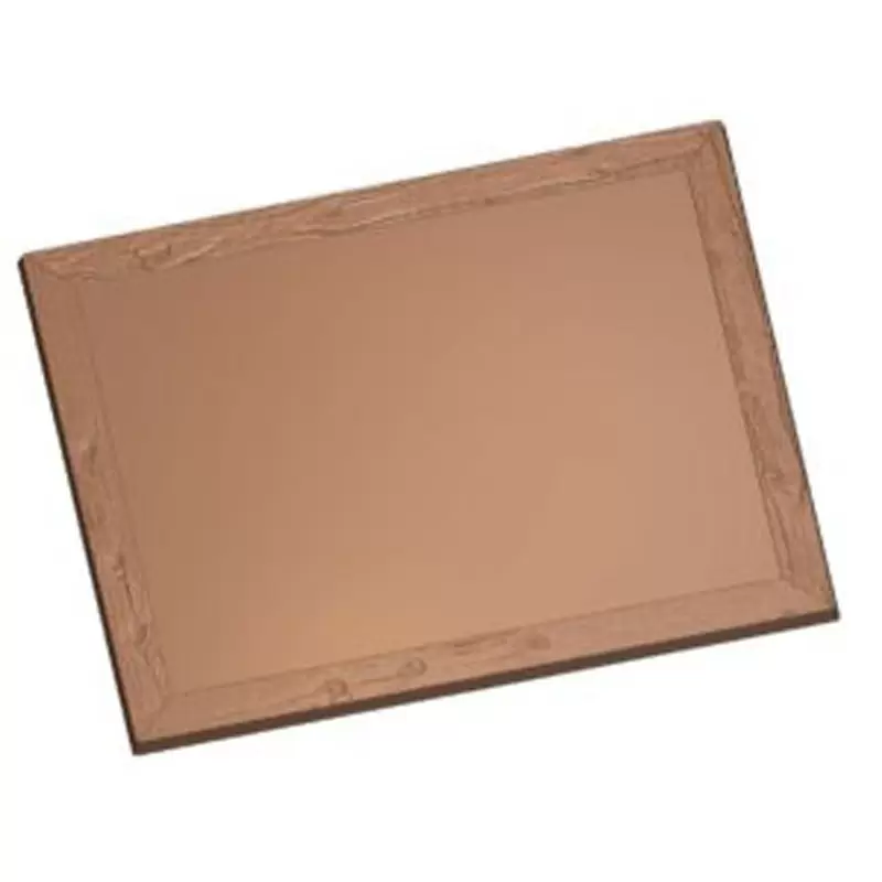 Polycarbonate Blackboard Chocolate Tablet Bar Mold - 155mm x 120mm x h 5mm - 2 cavity - 93gr