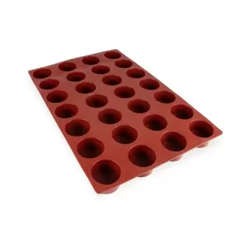 SILMAE Professional Silicone Pastry Mold - Cylinder - Ø69mm x h 40 mm – 145 ml - 28 cavity