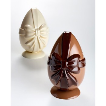 Pavoni Thermoformed Gift Chocolate Egg Mold - Ø 145mm × 215mm h - 340 g - 2 kit each box