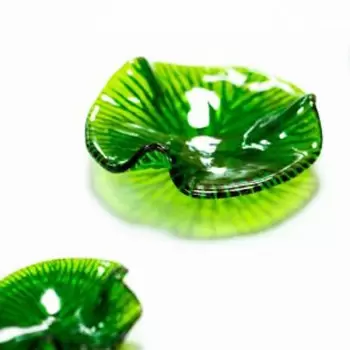 SILMAE Professional Silicone Water Lily Leaf Decorative Sugar Chablon Mold - Ø115 mm
