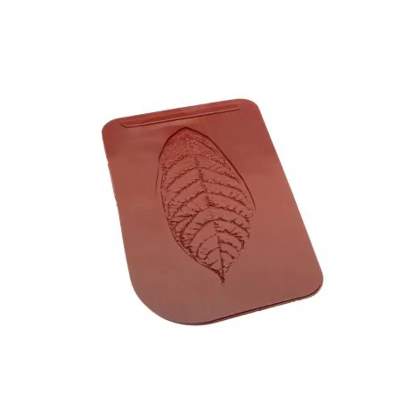 SILMAE Professional Silicone Cocoa Leaf Decorative Sugar Chablon Mold - 150mm x 50mm x h 1mm