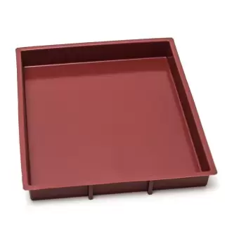 SILMAE Professional Silicone Ganache Jelly Frame Mat with Straight Edges - 360mm x 300mm x h 40mm - 4224ml
