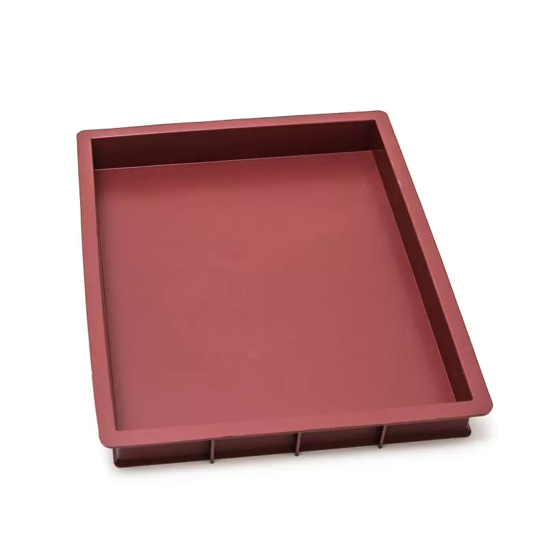 SILMAE Professional Silicone Ganache Jelly Frame Mat with Straight Edges - 388mm x 290mm x h 40mm - 4500ml