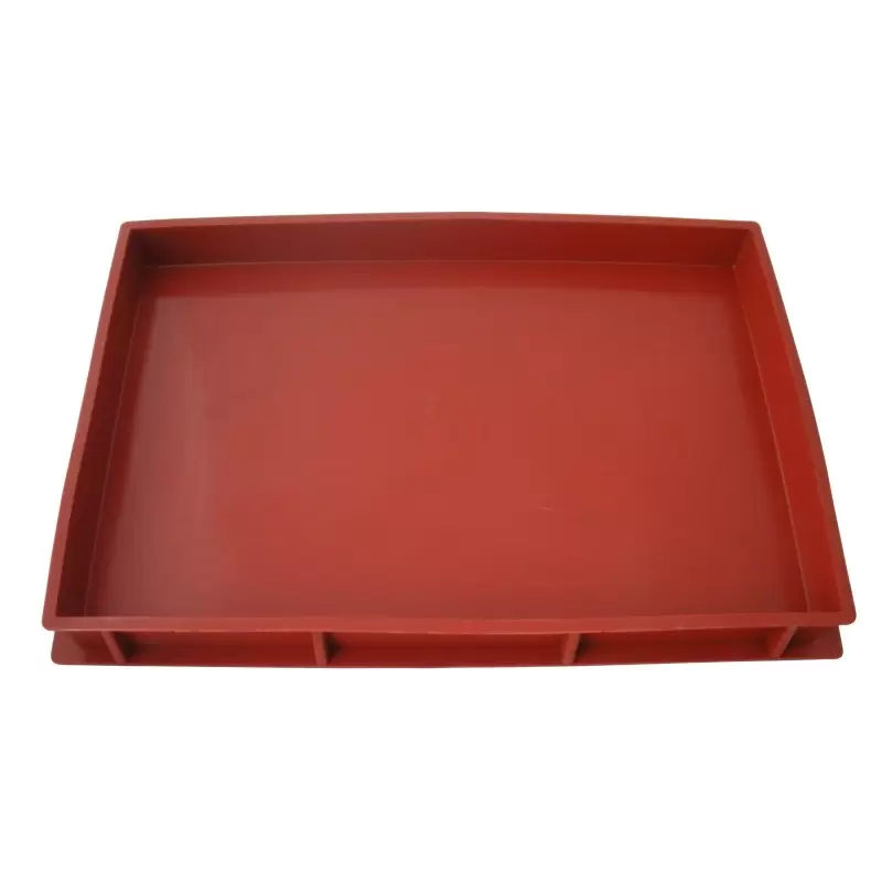 SILMAE Professional Silicone Ganache Jelly Frame Mat with Straight Edges - 530mm x 350mm x h 45mm - 8270ml