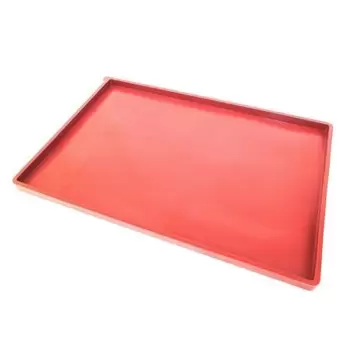SILMAE Professional Silicone Ganache Jelly Frame Mat with Straight Edges - 582mm x 382mm x h 20mm - 4450ml