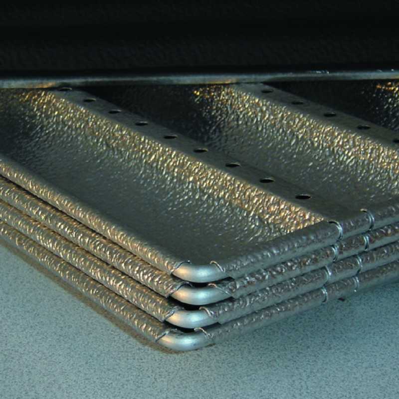Aluminum French Bread Baking Sheet Plate - 85cm x 43cm - 6 channels