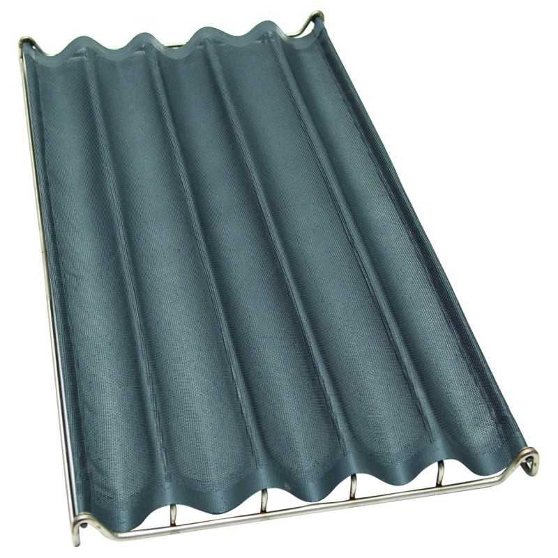 Stainless Steel Mesh Net Fiberglass Baking Tray - 80cm x 60cm - 8 channels Stainless Steel Mesh Net Fiberglass Baking Tray - 80cm x 60cm - 8 channels
