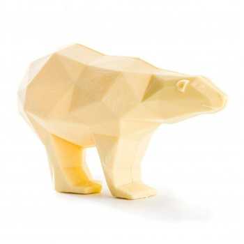 Tritan Polycarbonate Origami Bear Chocolate Mold - 107.3mm x 79.6mm x 180mm - 150gr - 2 cavity - 2 cavity